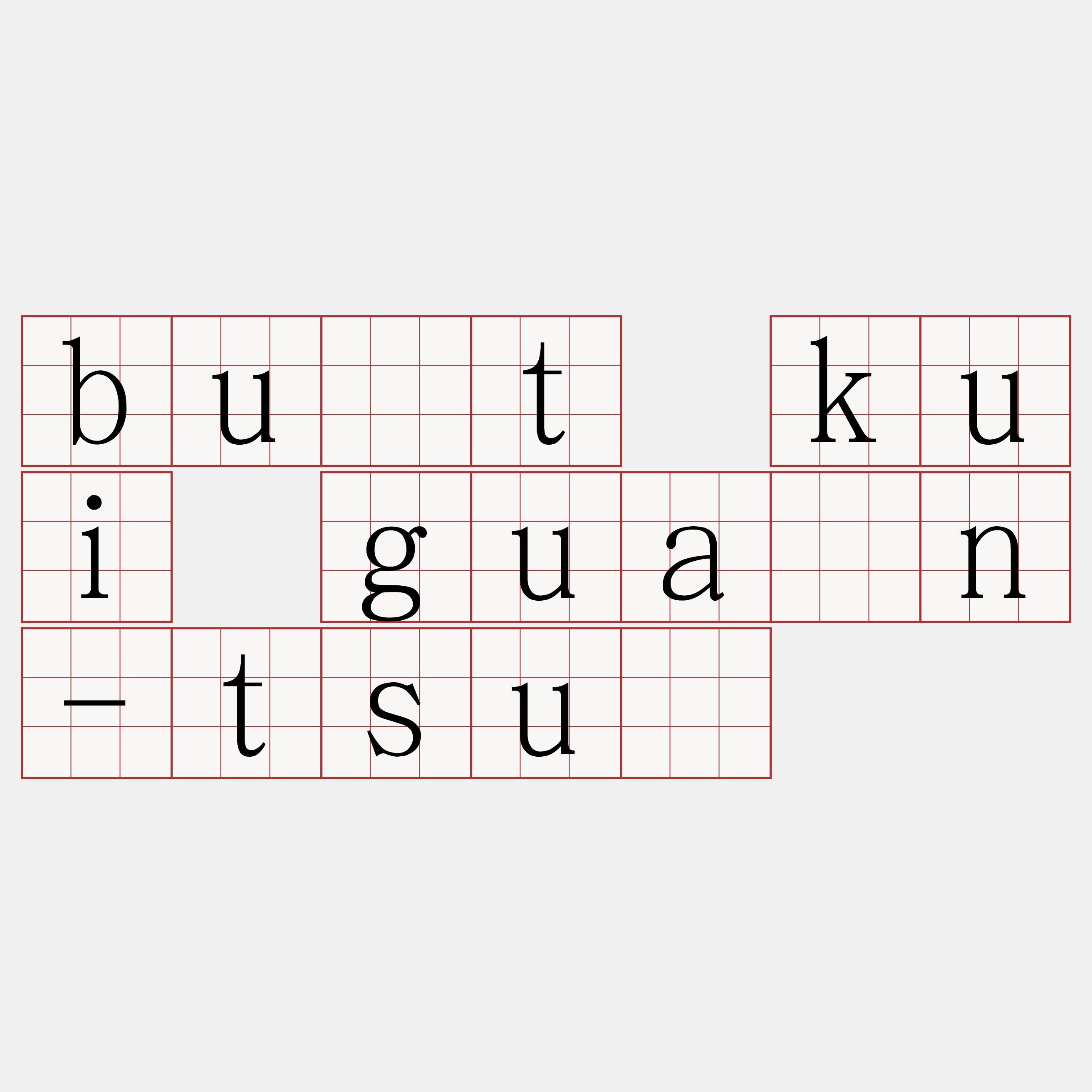 bu̍t kui guân-tsú